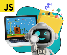 Язык программирования JavaScript + AI. Проектное обучение + геймификация + AI-помощники - КИБЕРшкола программирования для детей, компьютерные курсы для школьников, начинающих и подростков - KIBERone г. Тверь