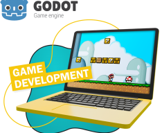 Godot.  Основа создания легендарных игр - КИБЕРшкола программирования для детей, компьютерные курсы для школьников, начинающих и подростков - KIBERone г. Тверь