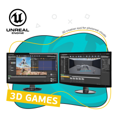 Unreal Engine 4. Игровой движок - КИБЕРшкола программирования для детей, компьютерные курсы для школьников, начинающих и подростков - KIBERone г. Тверь