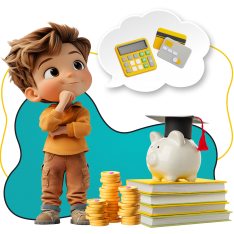 Финансовый интеллект вместе KIBERone - КИБЕРшкола программирования для детей, компьютерные курсы для школьников, начинающих и подростков - KIBERone г. Тверь