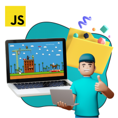 Программирование на JavaScript. Учимся создавать игры! - КИБЕРшкола программирования для детей, компьютерные курсы для школьников, начинающих и подростков - KIBERone г. Тверь